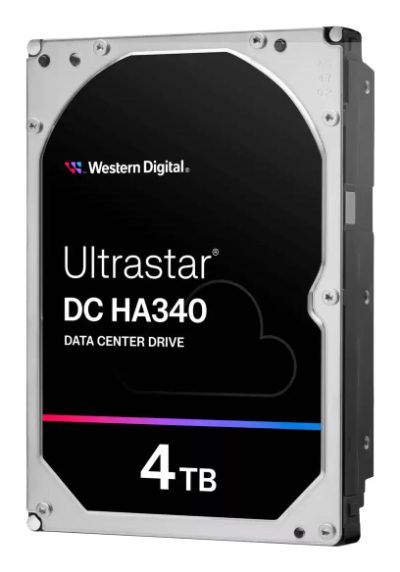 HDD, WESTERN DIGITAL ULTRASTAR, Ultrastar DC HA340, WUS721204BLE6L4, 4TB, 256 MB, 7200 rpm, 3,5", 0B47076