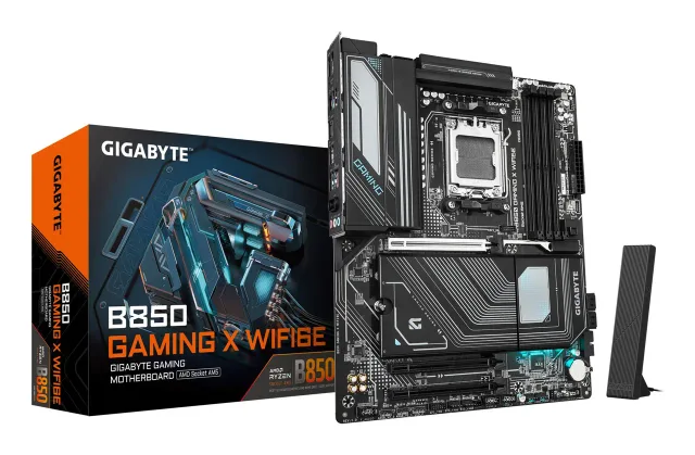 Mainboard|GIGABYTE|AMD B850|SAM5|ATX|Memory DDR5|Memory slots 4|2xPCI-Express 3.0 1x|3xM.2|1xHDMI|1xDisplayPort|5xUSB 2.0|3xUSB 3.2 type B|2xUSB 3.2|2xUSB-C|1xPS/2|1xOptical S/PDIF|1xRJ45|B850GAMINGXWIFI6E