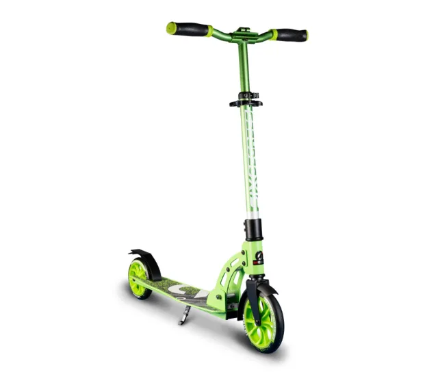 Six Degrees Aluminium Scooter skrejritenis 180/145 mm, zaļš
