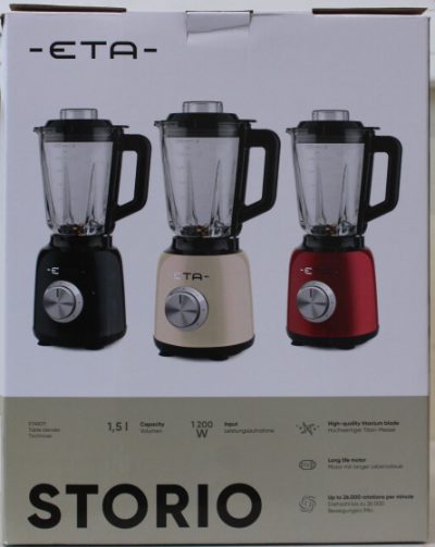 ETA Blender, ETA901190010 STORIO, Tabletop, 1200 W, Jar material Glass, Jar capacity 1.5 L, Beige, DAMAGED INNER PACKAGING AND PAINT, DEMO