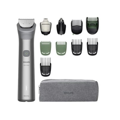 PHILIPS Multigroom series 5000 All-in-one trimmeris sejai, matiem un ķermenim, pelēks