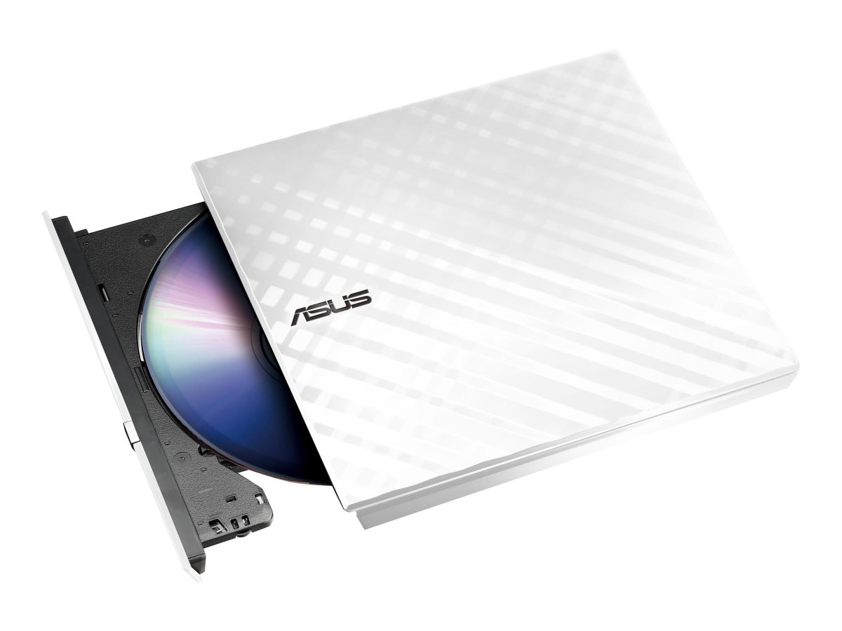 SDRW-08D2S-U Lite, Interface USB 2.0, DVD±RW, CD read speed 24 x, CD write speed 24 x, White, Desktop/Notebook