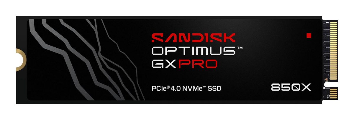 SSD, SANDISK, 1200xTBW rating, MTBF 1750000 h, Read speed 7300 MB/s, Write speed 6600 MB/s, NVMe Yes, PCI Express 4.0, M.2, 2000 GB, SDSP81200TAN-000E0
