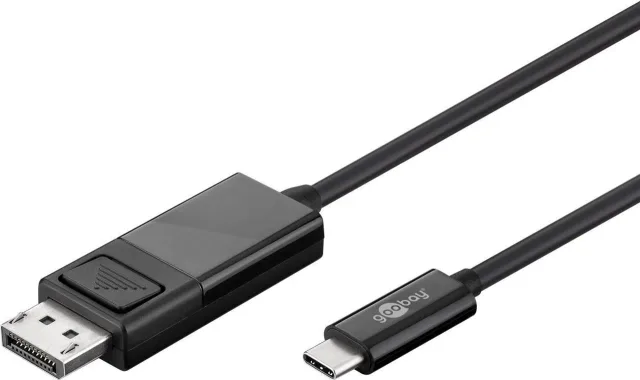 Goobay | USB-C- DisplayPort adapter cable (4k 60 Hz) | 79295 | USB-C male | DisplayPort male | USB-C to DP | 1.2 m