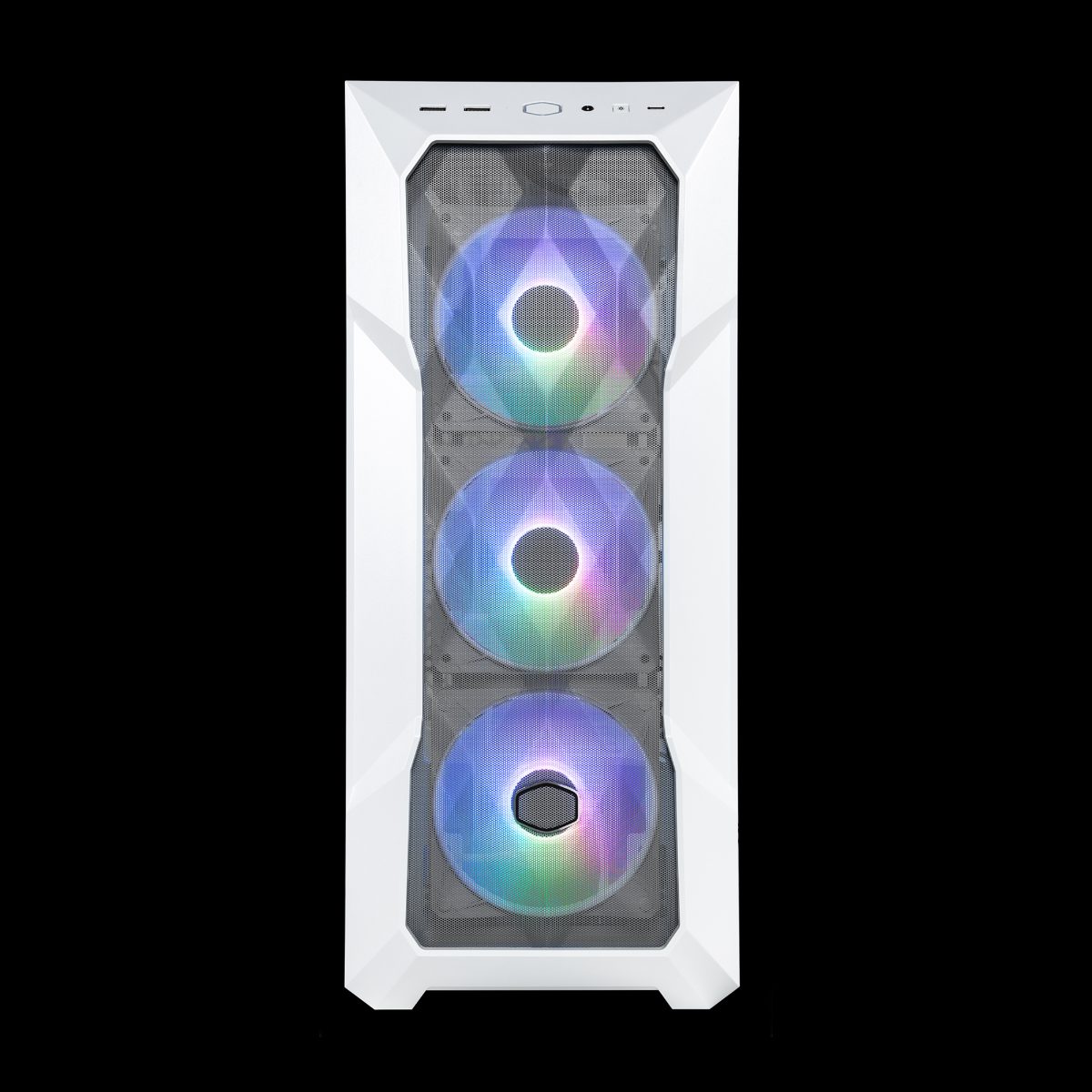 MasterBox TD500 Mesh V2, Side window, White, Mid Tower, ATX