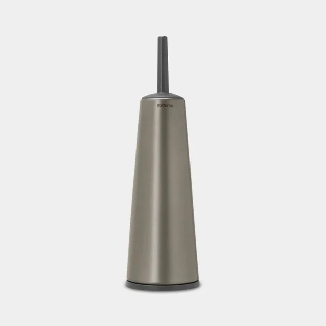 BRABANTIA ReNew tualetes poda birste ar turētāju, Platinum
