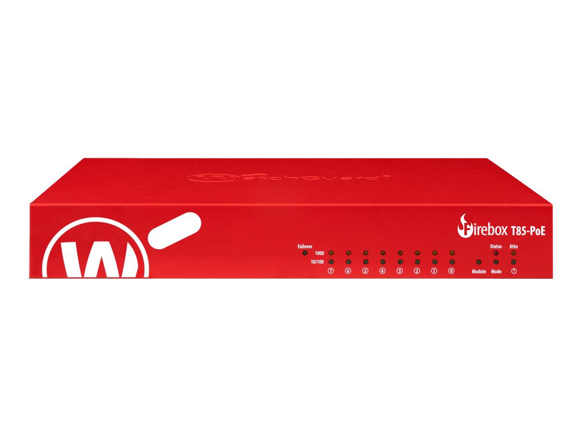 WatchGuard Firebox T85-PoE with 1-yr Basic Security Suite (EU), WGT85031-EU