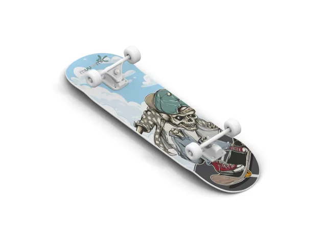 Muuwmi Skateboard skrituļdēlis, ABEC 5, Skull