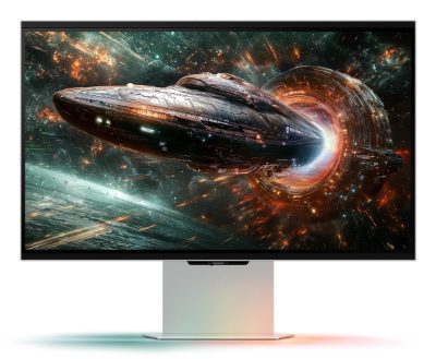 LS27FG902XUXEN, 27 ", IPS, 16:9, 165 Hz, 1 ms, 3840 x 2160 pixels, 350 cd/m², HDMI ports quantity 2, Silver
