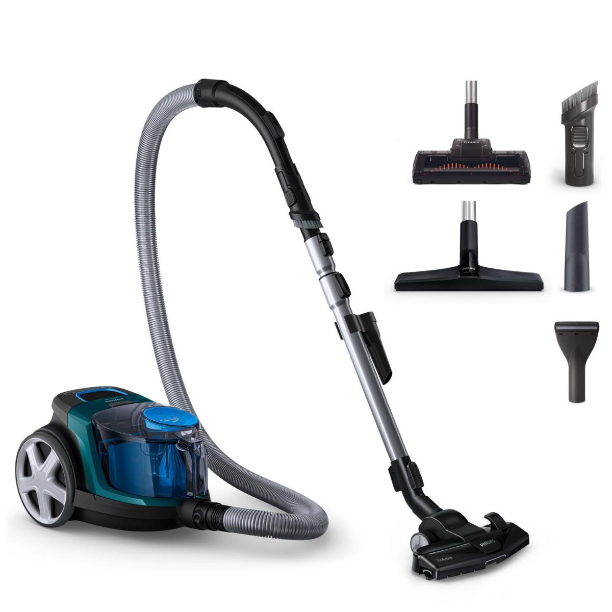 Vacuum cleaner, FC9334/09	PowerPro Compact, Bagless, Power 900 W, Dust capacity 1.5 L, Opal Green