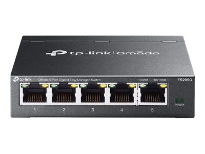 Omada 5-Port Gigabit Easy Managed Switch, ES205G, Desktop