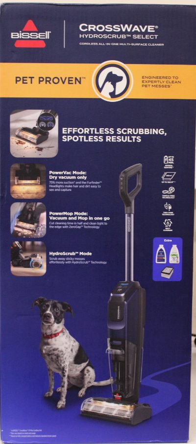 Bissell All-in-one Multi-surface Vacuum Cleaner, 4284N, Cordless operating, Washing function, 25.9 V, Operating time (max) 45 min, Black/Midnight Blue, Warranty 24 month(s), DAMAGED PACKAGING, DIRTY AND