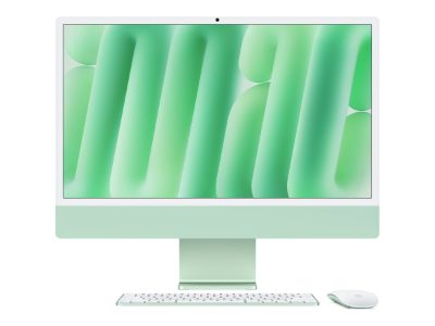 Apple iMac, Desktop, AIO, 24 ", Apple M4, Internal memory 16 GB, Solid-state drive capacity 256 GB, Apple M4 chip 8-core CPU/8-core GPU, Keyboard language Swedish, macOS, Warranty 12 month(s)