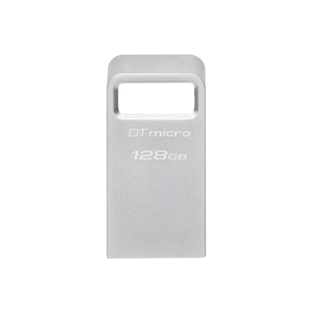 Kingston | USB 3.2 Flash Drive | DataTraveler micro | 128 GB | USB 3.2 | Silver