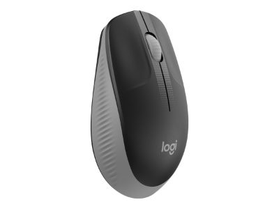 Full size Mouse, M190, Wireless, USB, Mid Grey