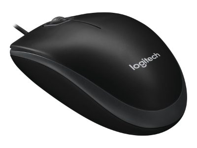 Mouse, B100, Wired, Black