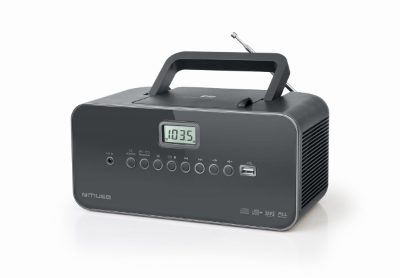 Portable radio, M-28DG, AUX in, Grey