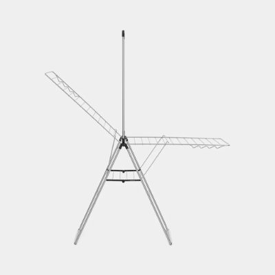 BRABANTIA HangOn veļas žāvētājs + pakaramais, 25m, Metallic Grey