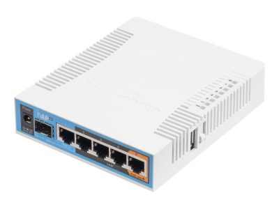 RB962UiGS-5HacT2HnT, hAP ac, 802.11ac, 1300 Mbit/s, 10/100/1000 Mbit/s, Ethernet LAN (RJ-45) ports 5, MU-MiMO Yes, 12 month(s)