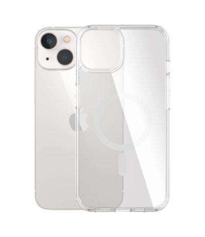 HardCase MagSafe Compatible, Back protection, Apple, iPhone 14/13, 100% Recycled Polyurethane (TPU), Clear, MagSafe compatible; Military Grade Standard; 100% recycled frame material