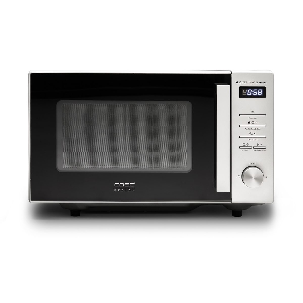 Ceramic Gourmet Microwave Oven, M 20, Free standing, 700 W, Silver