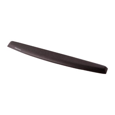 Foam Keyboard Pad Memory Foam, Keyboard wrist rest, 490 x 58.7 x 23.9 mm, Black