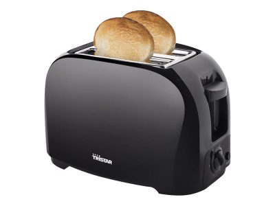 Tristar Toaster, BR-1025, Number of slots 2, Housing material Plastic, Black