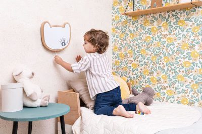 Baby Art Wall Music box wooden mūzikālā rotaļlieta pie sienas