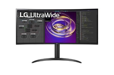 LCD Monitor, LG, 34WP85CP-B, 34", Curved/21 : 9, Panel IPS, 3440x1440, 21:9, 5 ms, Speakers, Tilt