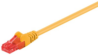 Goobay CAT 6, U/UTP, Patch Cable, Yellow
