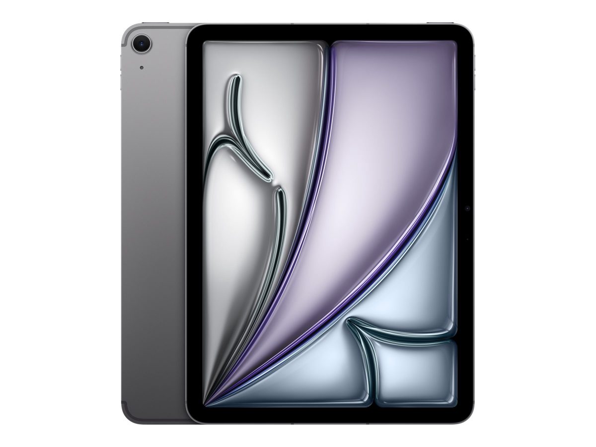 iPad Air Wi-Fi + Cellular, 11 ", Space Gray, IPS, 2360 x 1640 pixels, Apple M3, 8 GB, 256 GB, 3G, 4G, 5G, Wi-Fi, Front camera, 12 MP, Rear camera, Bluetooth, 5.3, iPadOS, USB-C charging cable