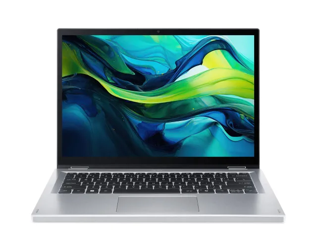 Notebook|ACER|Aspire|Go Spin 14|AGSP14-31PT-C72L|CPU Intel N-Series|N150|800 MHz|14"|Touchscreen|1920x1200|RAM 16GB|LPDDR5|SSD 512GB|IntelGraphics|Integrated|ENG|Windows 11 Home|Pure Silver|1.54 kg|NX.J3UEL.001