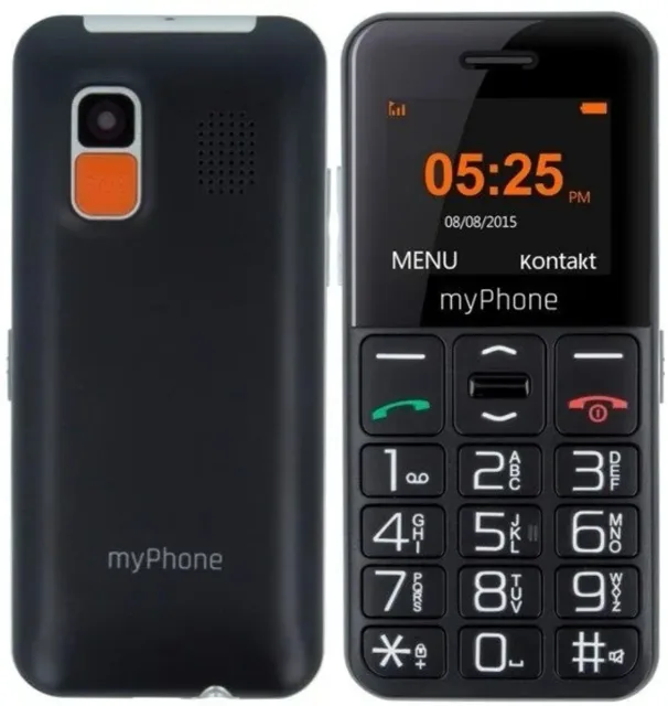 myPhone Halo Easy | Black | 1.77 " | TFT | 24 MB | 32 MB | Single SIM | Bluetooth | Main camera resolution 0.3 MP | 1000 mAh