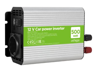 12 V Car power inverter, 500 W, EG-PWC500-01