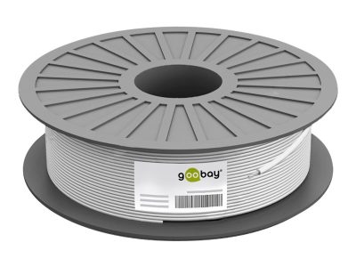 Goobay Network cable, CAT 6 U/UTP, AWG 23/1, Cable length: 100 m, Black