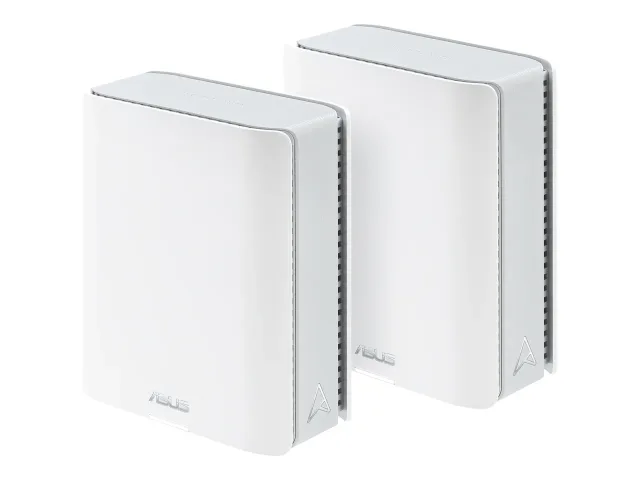 Asus | Tri-band WiFi 7 Smart AiMesh Router | ZenWiFi BT10 (2pk) | 802.11be | 18000 Mbit/s | Ethernet LAN (RJ-45) ports 3 | Mesh Support Yes | MU-MiMO No | 4G/5G | Antenna type Internal | 1