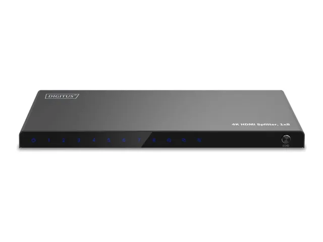Digitus 4K HDMI Splitter, 1x8 | DS-55338 | Black