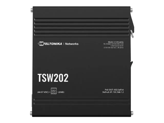 Teltonika Switch, 8 ports | TSW202 | L2 managed | Wall-mountable | SFP ports quantity 2