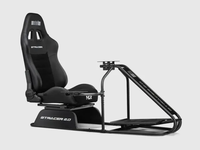Next Level Racing | Racing Simulator Cockpit | GTRacer 2.0 | Black