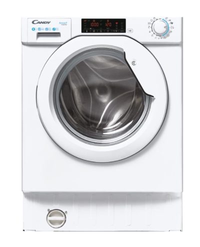 Washing Machine, CBW 48TWME-S, Energy efficiency class A, Front loading, Washing capacity 8 kg, 1400 RPM, Depth 54 cm, Width 60 cm, LCD, White