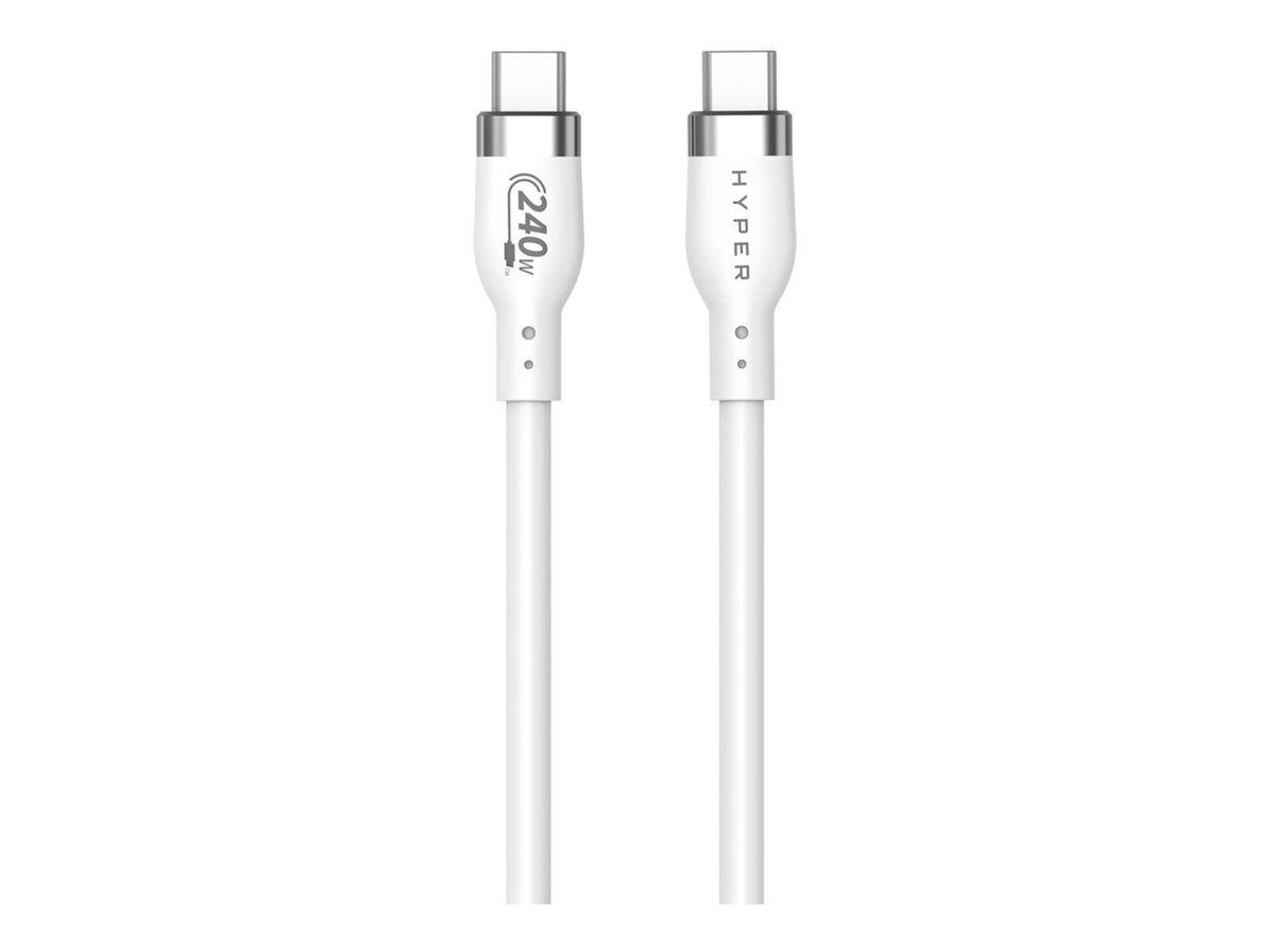 1M Silicone 240W USB-C Charging Cable, USB-C to USB-C