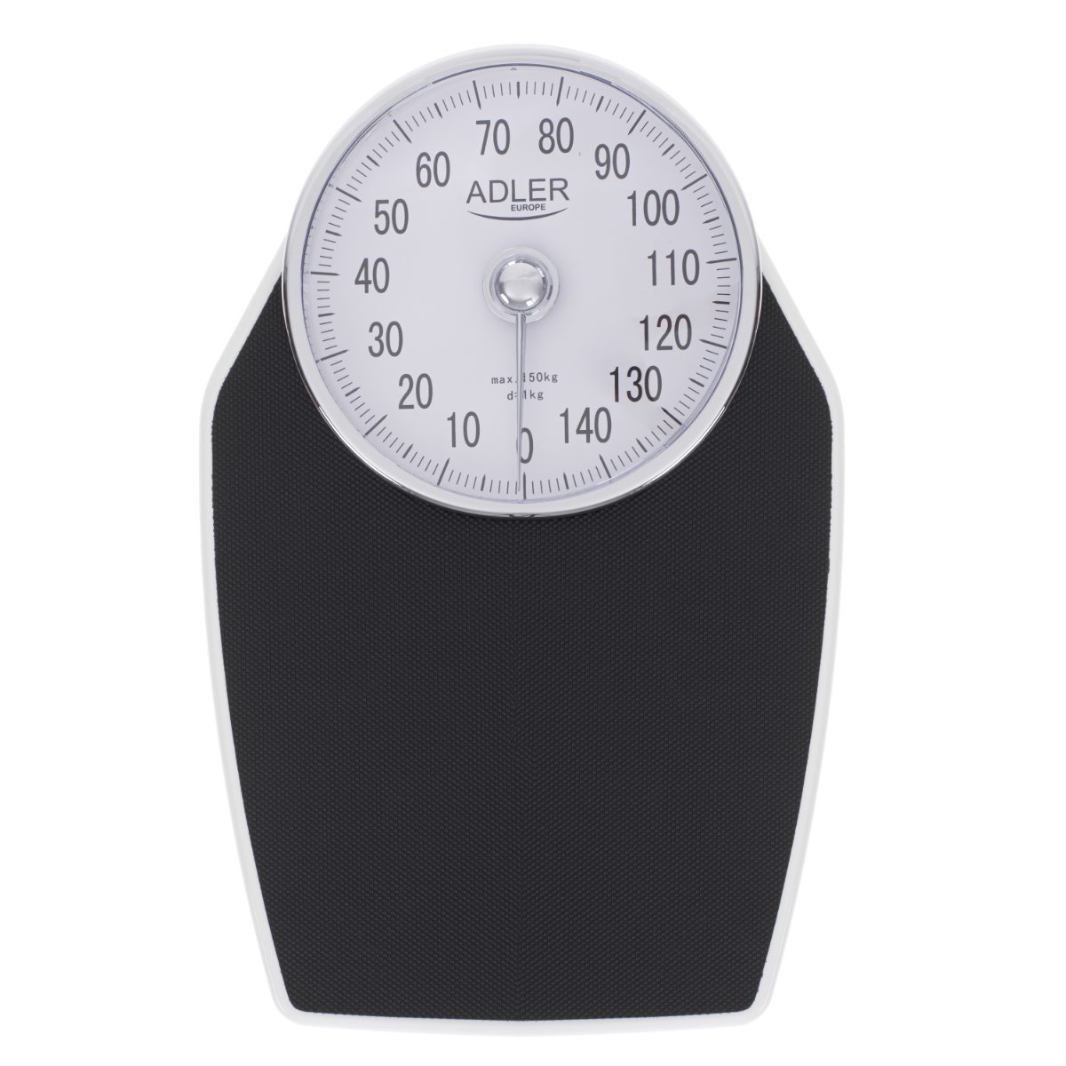 Mechanical Bathroom Scale, AD 8177, Maximum weight (capacity) 150 kg, Accuracy 1000 g, Black