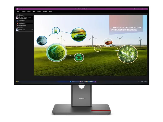 Lenovo | ThinkVision | P27Q-40 | 27 " | IPS | 16:9 | 120 Hz | 4 ms | 350 cd/m² | HDMI ports quantity 1 | Eclipse black | Warranty 36 month(s)