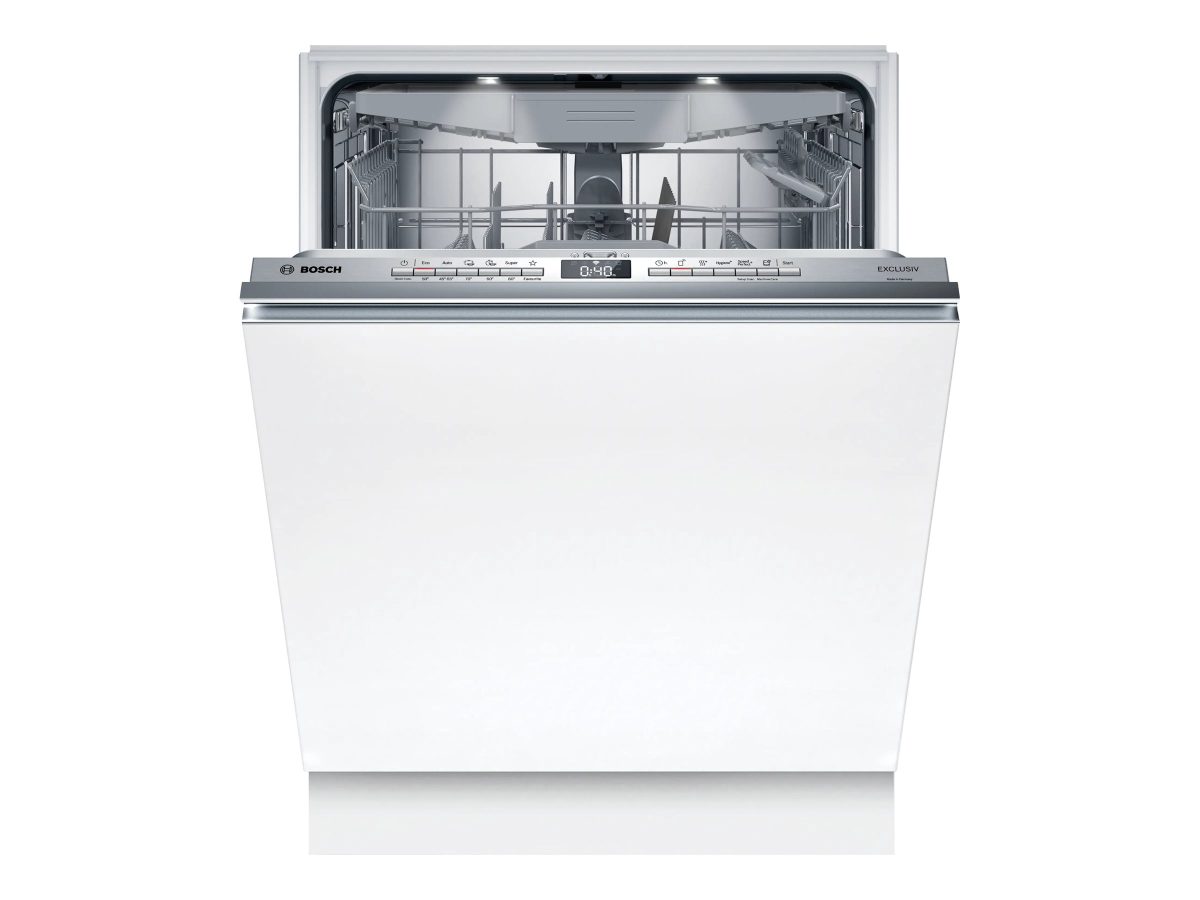Bosch Dishwasher, SMV6ZCX27E, Built-in, Width 60 cm, Number of place settings 14, Number of programs 6, Energy efficiency class B, White
