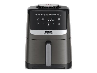 TEFAL Air Fryer, Easy Fry Silence EY551HE0, Power 1650 W, Capacity 5 L, Gray