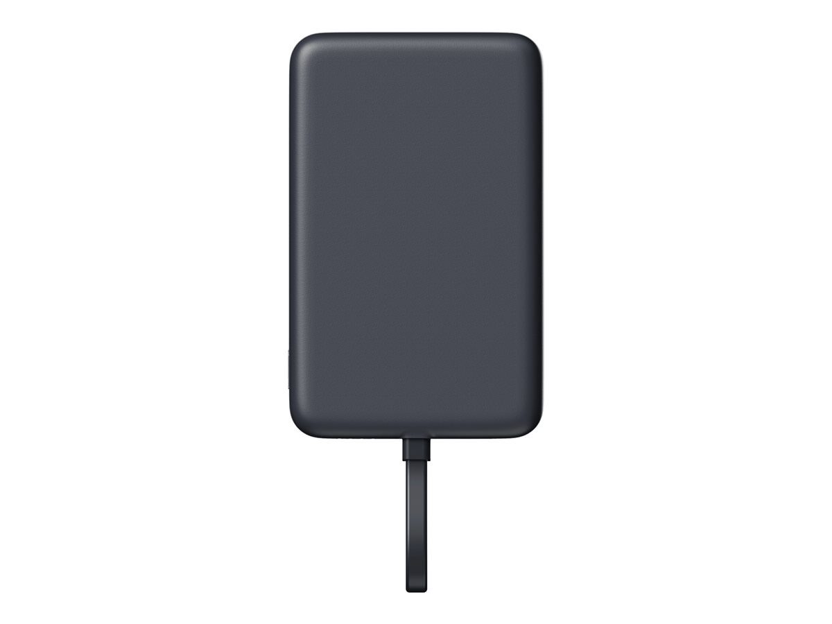 Xiaomi 33W Magnetic Power Bank 10000mAh (Integrated Cable), 10000 mAh, Gray