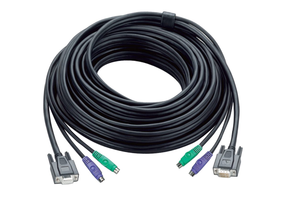 KVM Cable, 1.8M PS/2, 2L-1001P
