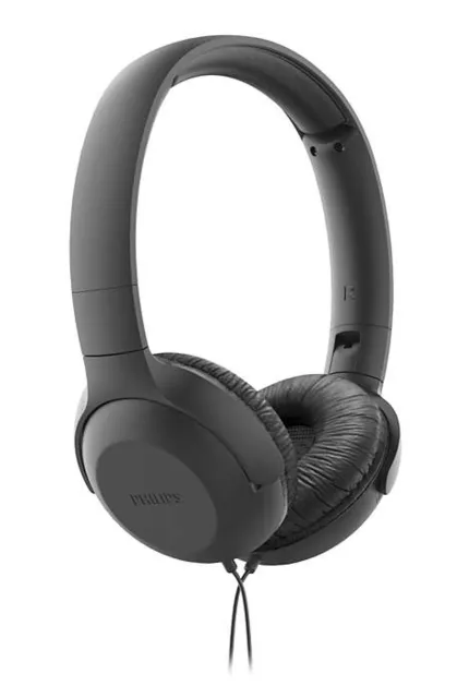 PHILIPS austiņas ar galvas stīpu un mikrofonu, melnas