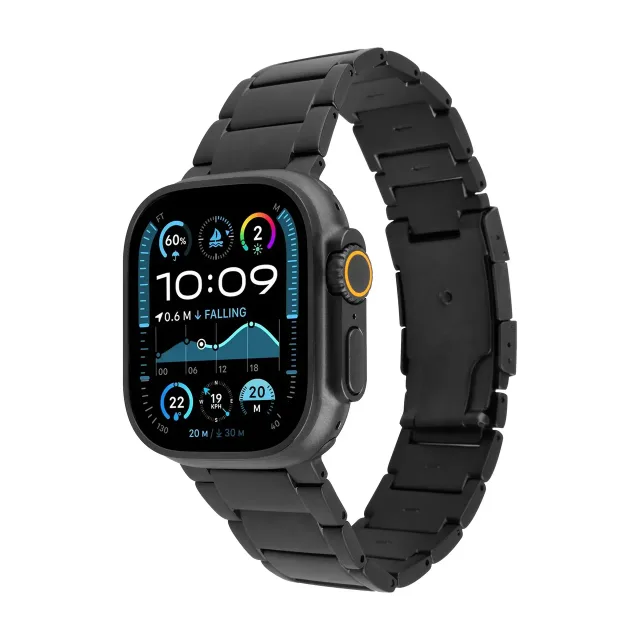 Fixed | Titanium Strap for Apple Watch 44/45/46/49mm | Black | Titanium