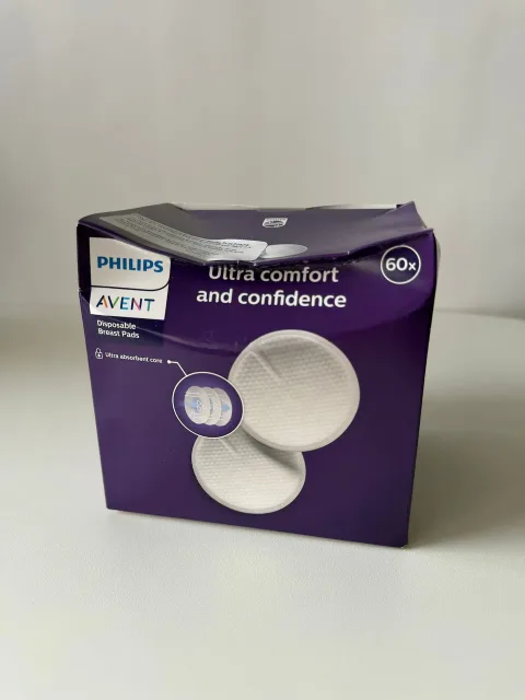 Prece ar Bojātu iepakojumu- Philips Avent Vienreizējas lietošanas krūšturu ieliktnīši (60 gab.)